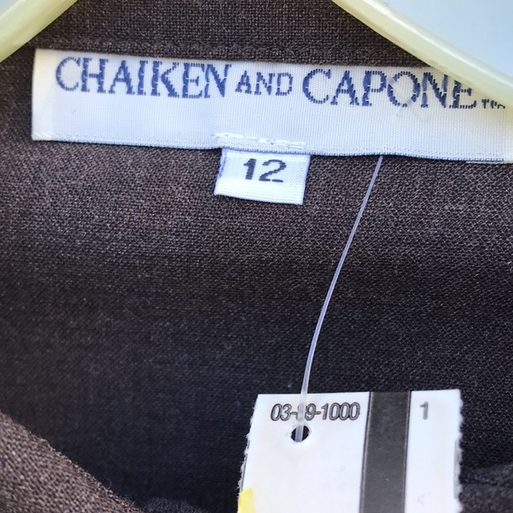 Chaiken and Capone Size 12 Wool Shirt Jacket NWT - Picture 2 of 5